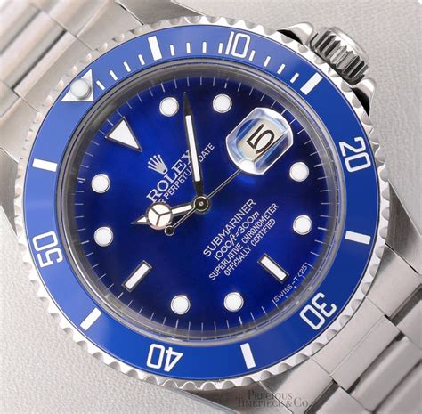 rolex submariner blauw staal|rolex submariner date watch manual.